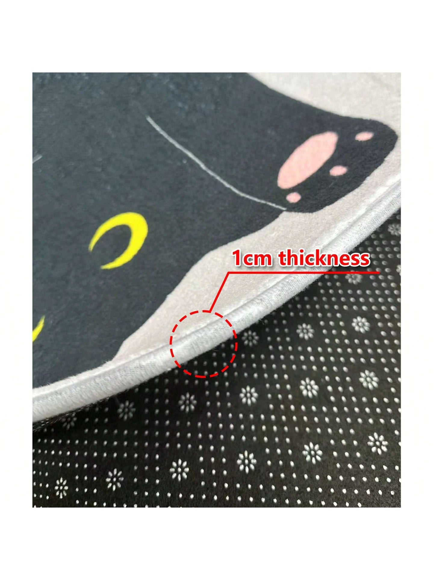 1Pc Cat Pattern Rug, Cartoon Cute Polyester Floor Carpet for Home ,Room Decor