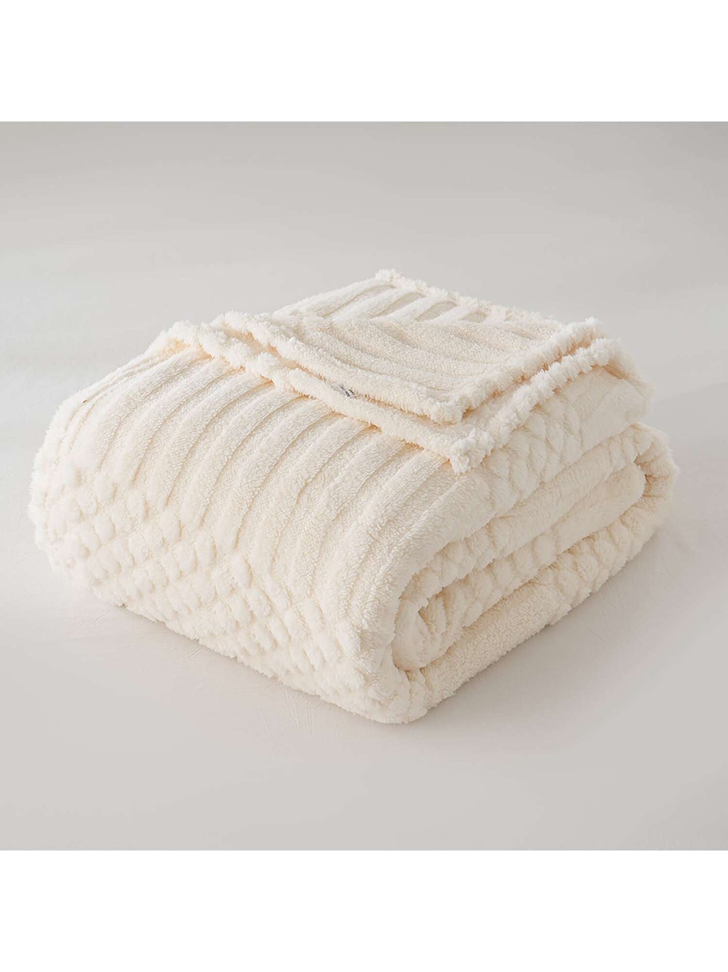 Throw Blanket for Couch-Soft White Boho Bed Throw Blanket,Fleece Cozy Blanket for Autumn,Cute White Fluffy Lightweight Blankets&Throws for Sofa,Chair,Home Decor,Woman,Man