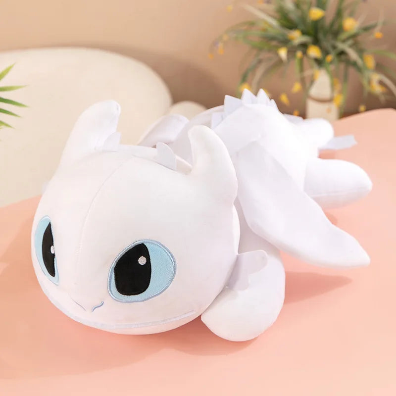 Large Toothless Dragon Plush Body Pillow Cute Cartoon Dragon Soft Decorative Stuffed Body Pillow Anime Sleeping Back Cushion