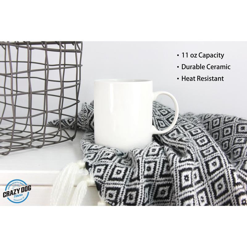 Let That Sheet Go Mug Funny Halloween Bed Sheets Ghost Joke Cup-11Oz Funny Coffee Mugs Ceramic Printed Drinkware Cup