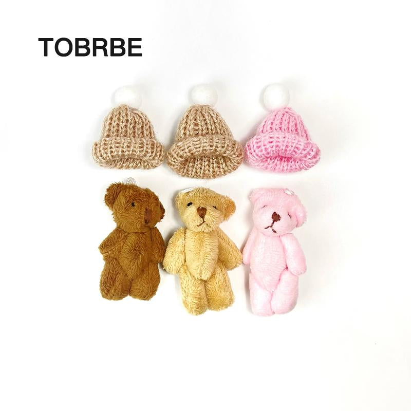 Little Bear in Box, 1 Set Mini Plush Bear with Inspirational Card, Sympathy Gift for Christmas & Valentine'S Day & Mother'S Day, Personalized Gift, Gift Idea, Crochet Gift