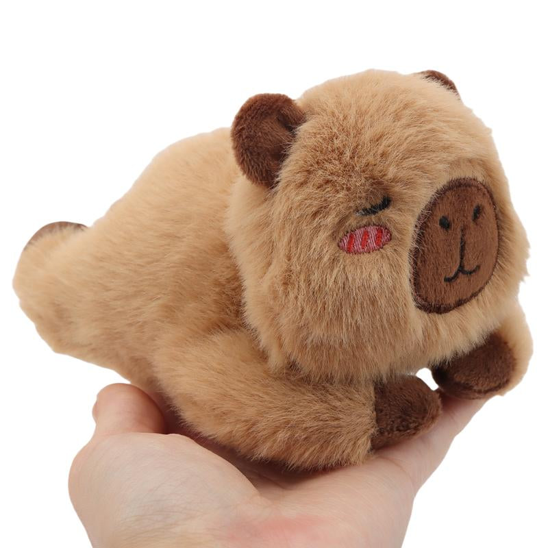 Cute Capybara with a Podgy Pumpkin House Plush Toys Halloween Plush Halloween Playset Party Decoration Prizes and Gifts for Children and Friends