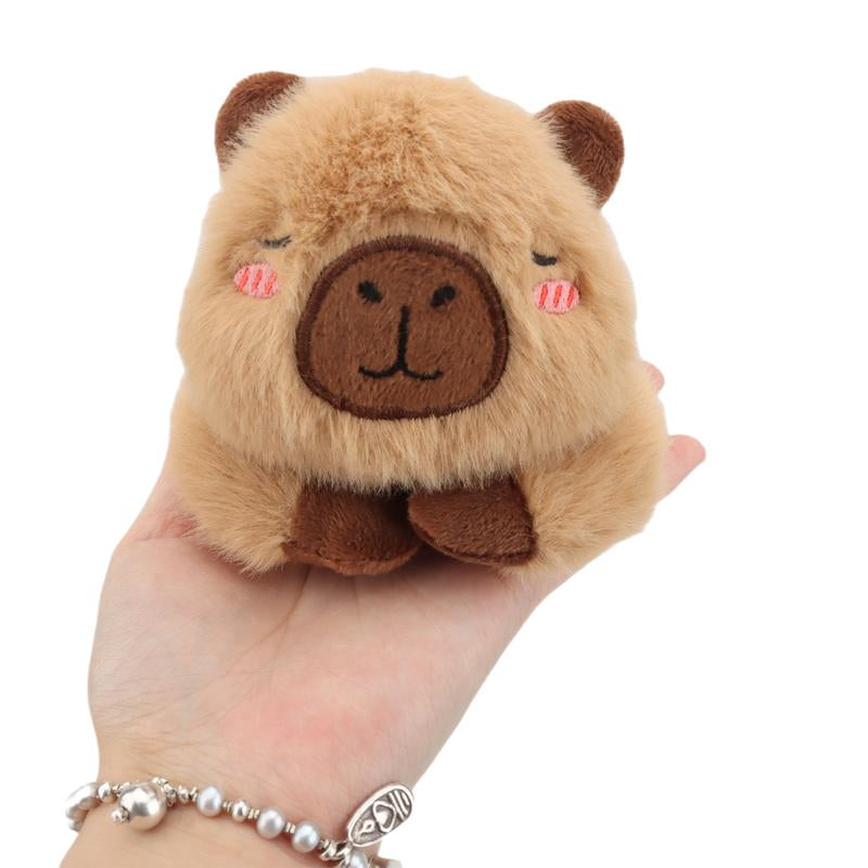 Cute Capybara with a Podgy Pumpkin House Plush Toys Halloween Plush Halloween Playset Party Decoration Prizes and Gifts for Children and Friends