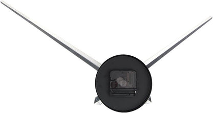 3D DIY Wall Clock, 1M Modern Frameless Large 3D DIY Wall Clock Kit Decoration Home for Living Room Bedroom (Black-Black)