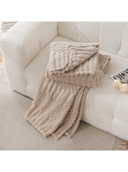 Throw Blanket for Couch-Soft White Boho Bed Throw Blanket,Fleece Cozy Blanket for Autumn,Cute White Fluffy Lightweight Blankets&Throws for Sofa,Chair,Home Decor,Woman,Man