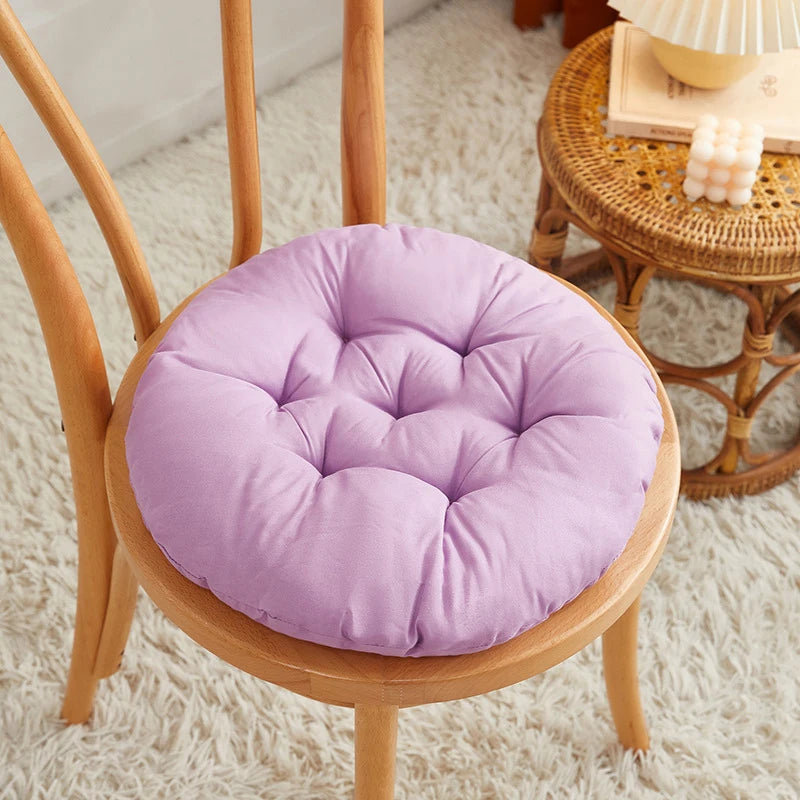 Office Chair Cushion Color round Cushion Winter Warmth Cushion Household Dining Sofa Seat Pad Student Stool Butt Cushion